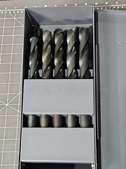New 16 Pc. Huot LARGE Drill Bit Index 33/64″ – 3/4″ by 64ths. In Metal Case!