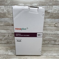 1 Box Gammex NovaPlus Non-Latex PI Textured Surgical Gloves Size: 8.5 Exp: 1/25