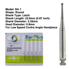 Wave Dental Burs Carbide Latch RA 1 2 3 4 5 6 7 8 702 701 Slow Speed Round Taper