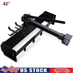 42″ Tow Behind Box Scraper Lawn Tractor Attachments for ATV UTV Tractor Mower