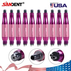 SANDENT Dental Hygiene Prophy Handpiece Air Motor 4HOLE 4:1 Nose Cone 360°Swivel