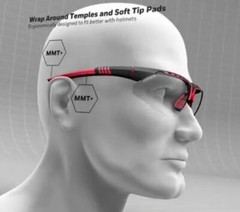 UVEX AVATAR HYDROSHIELD RED-BLK CLEAR ANTIFOG Lens-Sold By Medicos Club