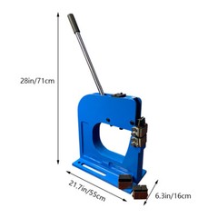 16-Gauge Shrinker Stretcher Sheet Metal Fabrication Pneumatic Planishing Hammer