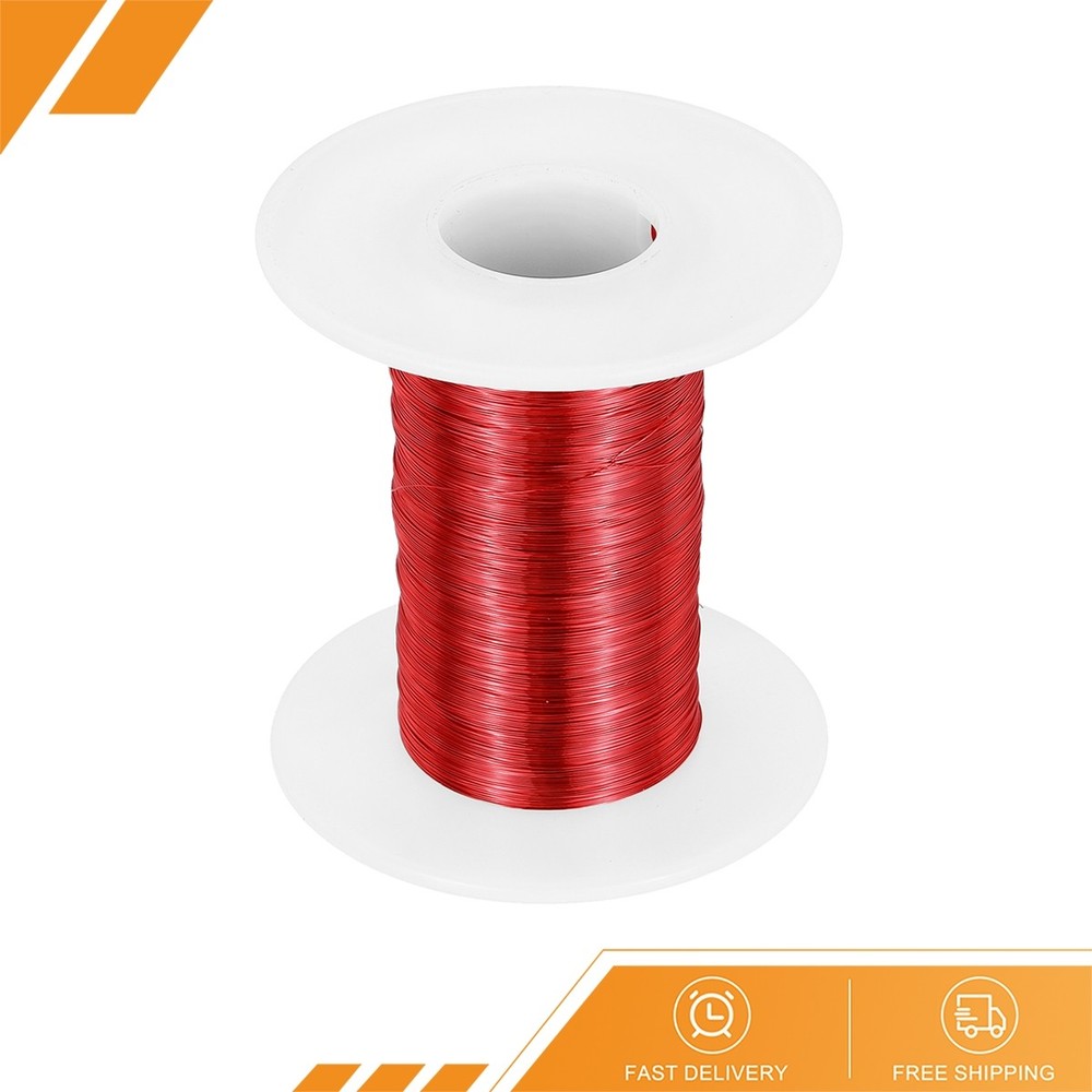 34 AWG Magnet Wire 2 oz Magnetic Coil Wire 155C(311F) Red White