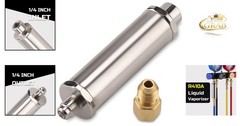 HVAC R410A Liquid Vaporizer Manual Pressure Check Valve Charger 1/4 Inch