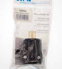 Eaton Arrow Hart AH5965BK quick grip straight blade 15A Industrial 125V 5-15P