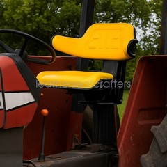 For Ford/New Holland 5600 5610 5900 Yellow Tractor Suspension Seat Universal