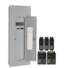 Square-D 200-Amp 40-Space 80-Circuit Indoor Main-Breaker Panel Box Load-Center