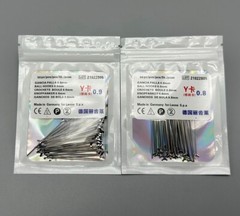 10Pcs Dental Ball Retainer J Clasp Oblique Clasps Bars Y-Type Scheu Style 0.7/8