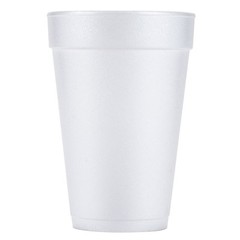 Dart Small J Style Foam Cup White 12 oz. | 1000/Case