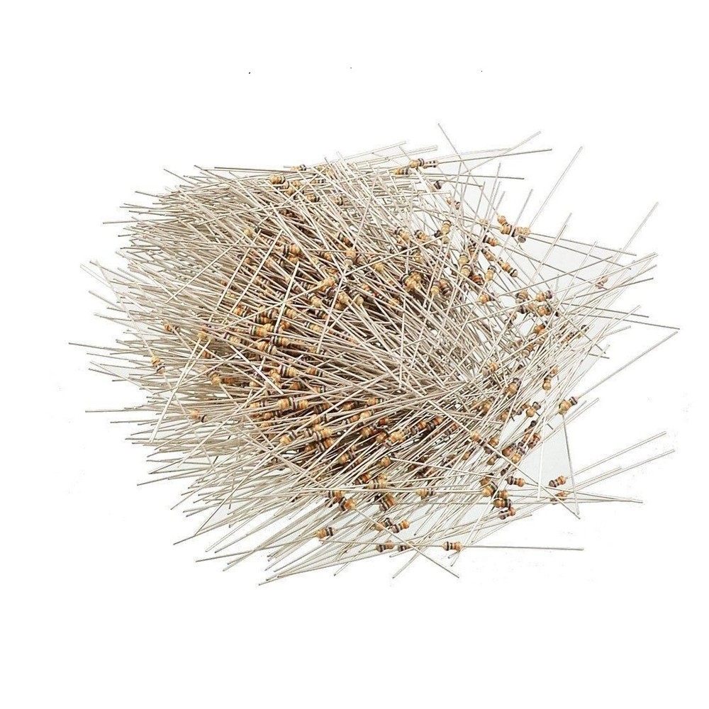 100PCS 1KΩ 1K Ohm 1/4W 0.25W 5% Carbon Film Resistors Resistance