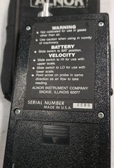ALNOR Thermo-anemometer Model 9850 AKA TSI 9850 Compuflow