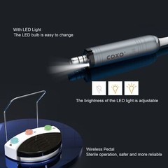 COXO C Sailor Pro+ Dental Implant System Surgical Motor with 2Pcs LED Handpiece