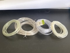 General Use Clear Flexible Tubing Mixed Lot of Sizes & Lengths 7/17/14/39’ L