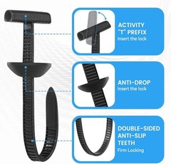 100 PCS Nylon Universal Cable Tie Buckle，Heavy Duty Self-Locking Zip Ties Holder