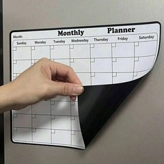 Magnetic Dry Erase Monthly Calendar Whiteboard Planner for Fridge Refrigerator