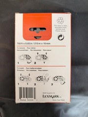 One IBM Selctric III “Bicycle” Ribbon – New in Box (NOS) (Read Description)