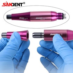 SANDENT Dental Hygiene Prophy Handpiece Air Motor 4HOLE 4:1 Nose Cone 360°Swivel