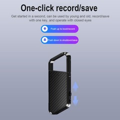 Mini Spy Hidden Audio Recorder Voice Activated Office Listening Device 128GB Su