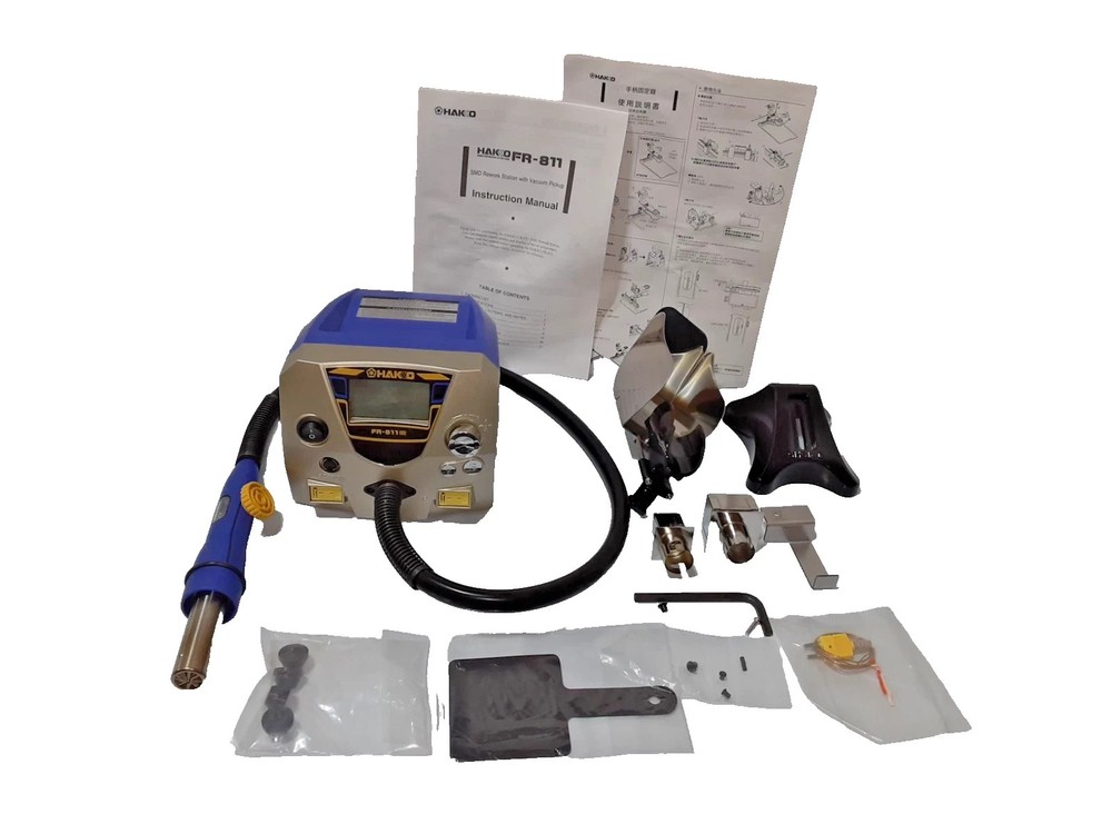Hakko FR811-04 FR-811 Advanced SMD Hot Air Rework System with Two Nozzles