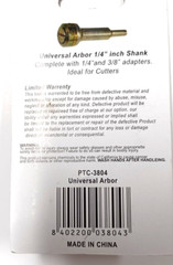 UNIVERSAL ARBOR MANDREL FITS 1/4″ AND 3/8″ HOLE SIZES