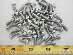 Machine Screw M4-0.7 x 12 Phillips Pan DIN7500 Spiral Steel Zinc Lot of 50 #3292
