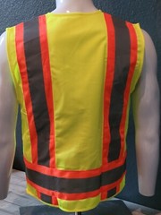 FX HIGH VISIBILITY Surveyor Two Tone Safety Vest Solid Fabric.