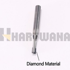 4mm End MIll PCD Diamond 2 Flute 6mm Shank D4X5X6X60X2F For copper and aluminum