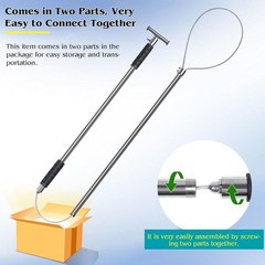 Dog Catcher Pole 61 Inches – Animal Catch Heavy Duty Stainless Steel