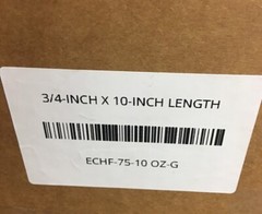 ECHF-75-10 O.Z./GEDNEY 3/4-INCH X 10-INCH LENGTH HAZARDOUS LOCATION FLEXIBLE FIX