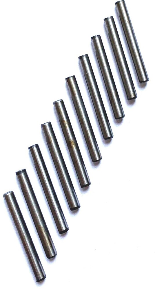 1/4 X 2 DOWEL PINS HEAT TREATED ALLOY STEEL – BRIGHT FINISH – 10 PIECES