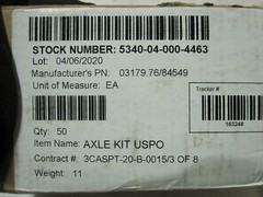 50 Colson 3-1/2 X 1/2-13 Greasable Bolts Nuts w Grease Fittings Caster Axle Kit