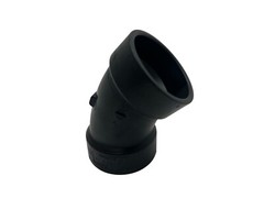 (QTY 8) Nibco -ABS 45 Degree Elbow 1-1/2″ 45° Elbow H x H ABS DWV, 5806 Black