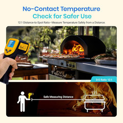 Etekcity Infrared Thermometer Laser Temperature Gun 774, Digital Black Yellow