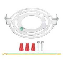 PATIKIL 115mm 4.5″ Universal Light Fixture Mounting Bracket Kit, Light Crossb…