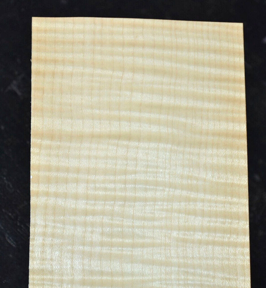 Curly Maple Raw Wood Veneer Sheet 4 x 45 inches 1/42nd 4669-71