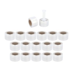 18 RLS Cast Hand Stretch Wrap 3″x700′ 120 Gauge Clear Shrink Film Made in USA