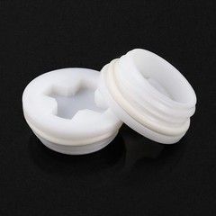 QWORK 2″ Bung Cap, 4 PCS Poly Buttress Drum for 55 Course Thread, 4 pcs