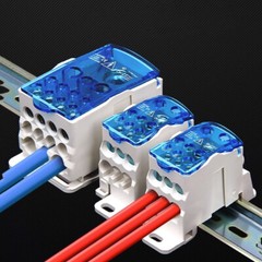 UKK80/125/160/500A Terminal Block 1 in Multiple-Out Din Rail Distribution Box