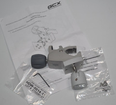 NEW GCX PRC-0001-01 Post Rail Clamp For 10 x 25mm with Ball Joint Swivel Adapter