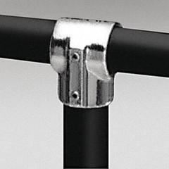Hollaender 5E-7 1 1/4 In Tee Structural Pipe Fitting, Aluminum, 32510 Lb