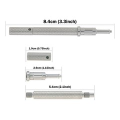 Titanium Dental Overdenture Locator Abutment Fit Multiple Major Implant Systems