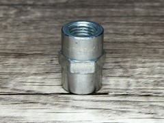PARKER 1/4 GG-S Coupling, Steel, 1/4 in Pipe Size, FNPTF Strt Coupling