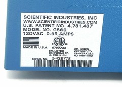 REFURBISHED!! Vortex-Genie 2 Shaker, Vortexer, Model G560; 2 YEAR WARRANTY!!
