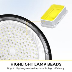 300W UFO Led High Bay Light Warehouse Factory Commercial Industrial Shop Light