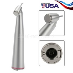 Dental Optic Fiber LED 1:4.2 Increasing Handpiece 45°Angle Head External Channel