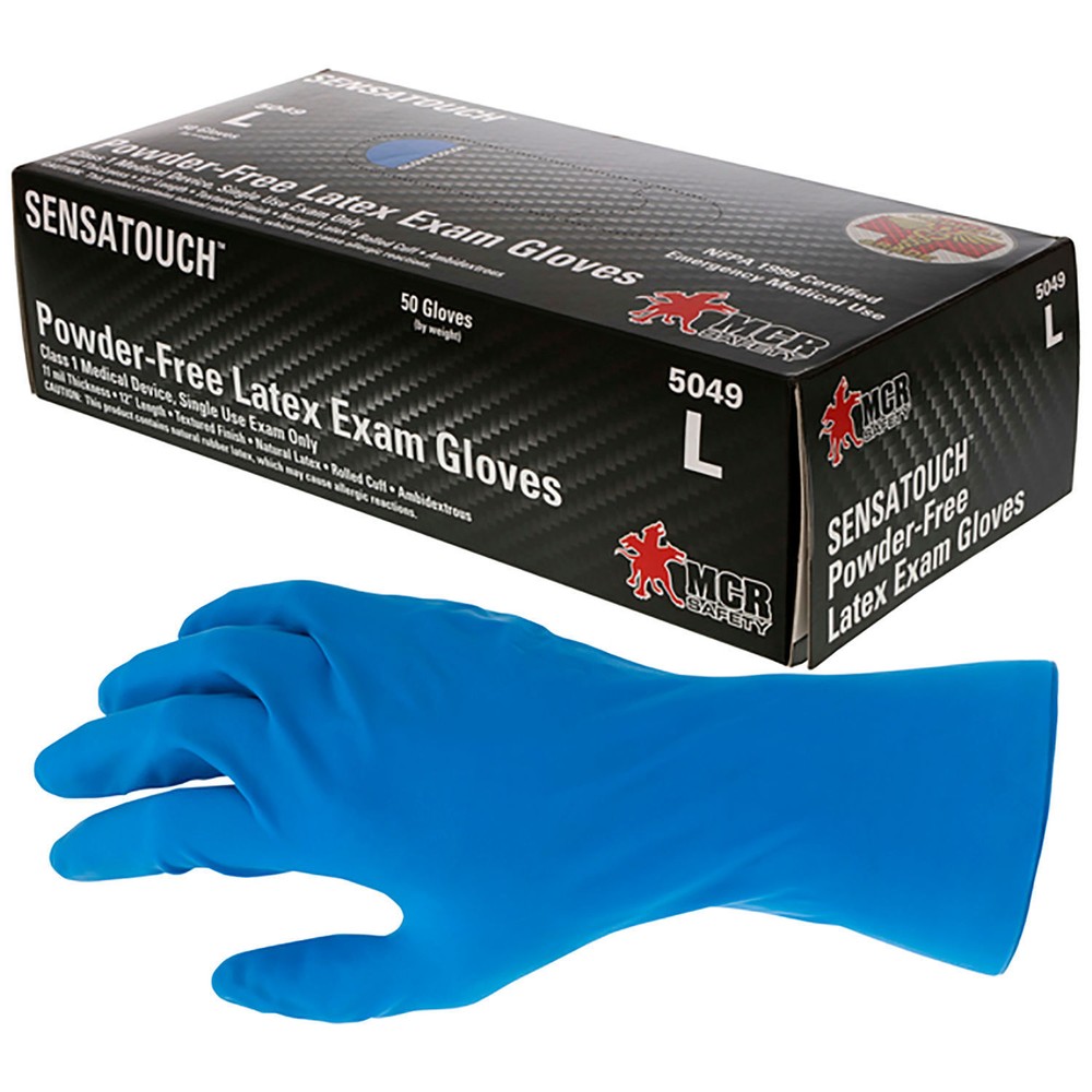 Disposable Nitrile Gloves Medium Blue Box of 100
