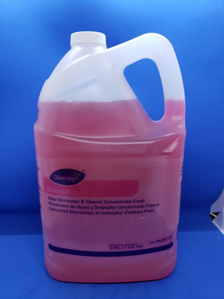 Diversey 94291110 Odor Eliminator & Cleaner Concentrate Fresh 1 Gallon Jug