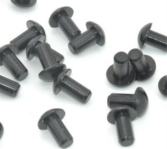 Push in Rubber Feet Fits 5/32″ Hole x 1/16″ Tall x 5/16″ Diameter Dome Head