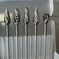 20Pcs Dental Burs Acrylic Polisher Drills Burrs Tungsten Carbide Steel 2.35*6mm